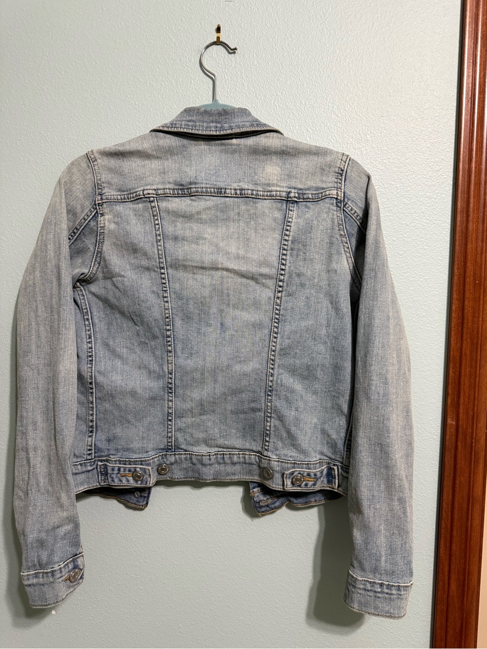 Levi's Original Trucker Denim Jacket Women's Small Light Wash Jean Classic - Picture 6 of 13